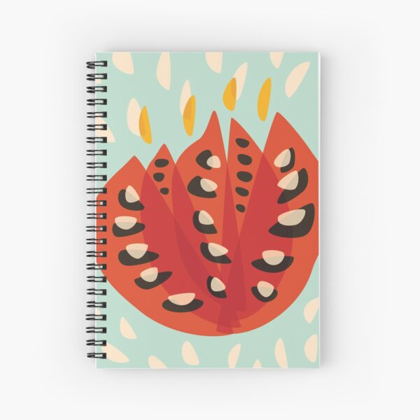 Abstract Red Tulip Flower In Spring Spiral Notebook