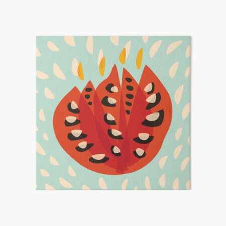 Abstract Red Tulip Flower In Spring Art Board Print