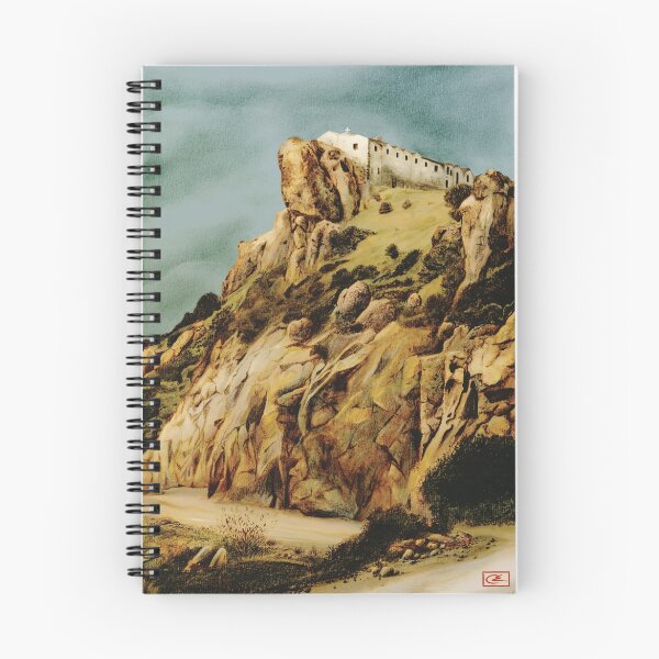 Item preview, Stavrovouni - colour drawing designed and sold by talesofcyprus.