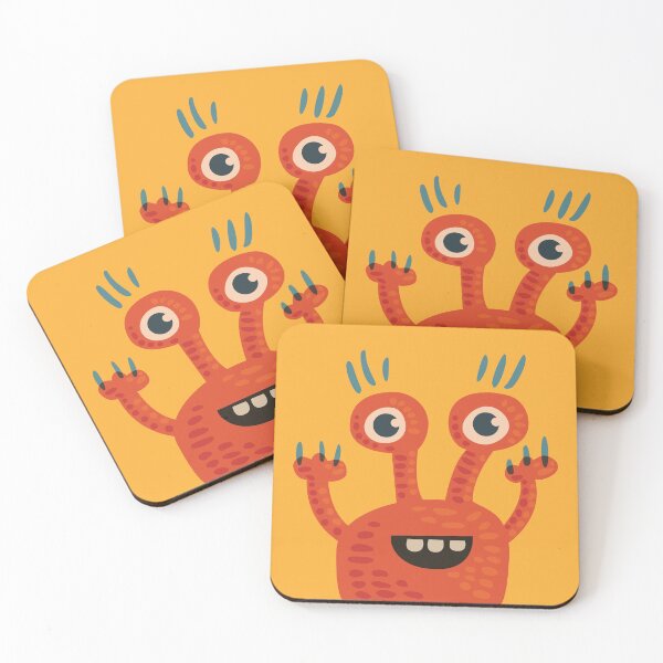 Item preview, Cute Orange Monster Is Funny Too designed and sold by Boriana Giormova.
