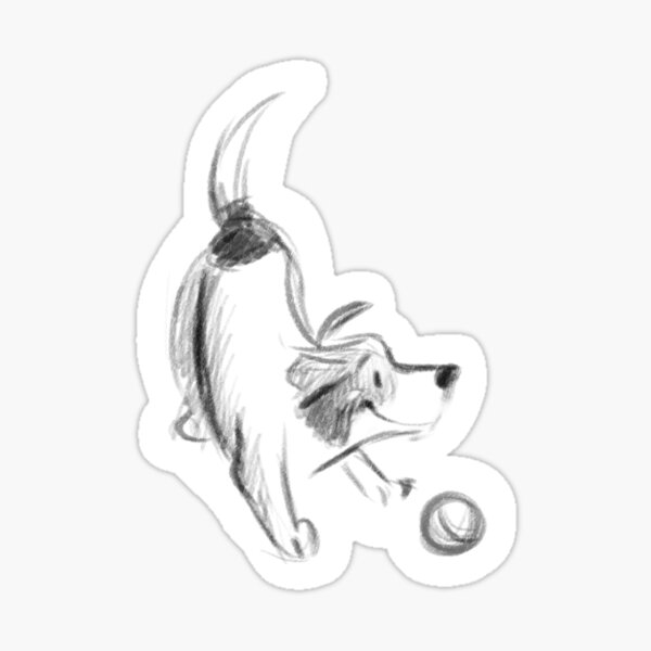 PIXEL black Sticker