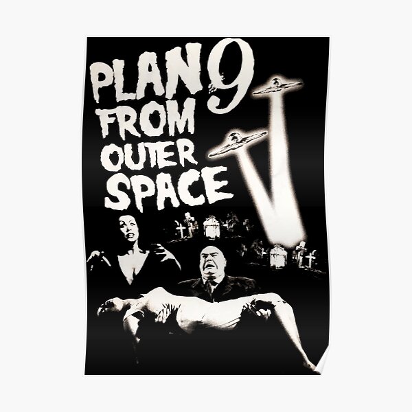 Plan 9 from Outer Space CAMISETA MUJER Plan 9 del espacio exterior