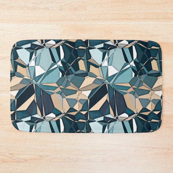 Item preview, Turquoise And Tan Geometric Pattern designed and sold by Phil Perkins.