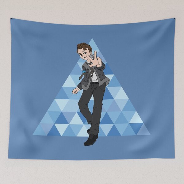 Item preview, The Android sent by Cyberlife - flat designed and sold by midgetgemdoodle.