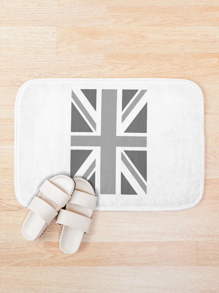 British Union Jack Flag Blighty Portrait In Grey Uk England