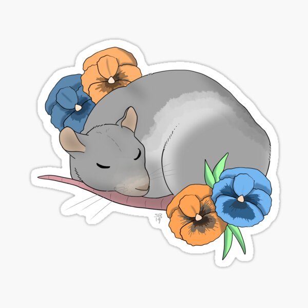 Sleepy Ratto Sticker