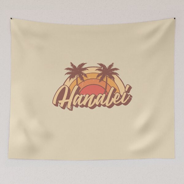 Item preview, Hanalei Hawaii Vintage Summer Vacation Design designed and sold by dk80.