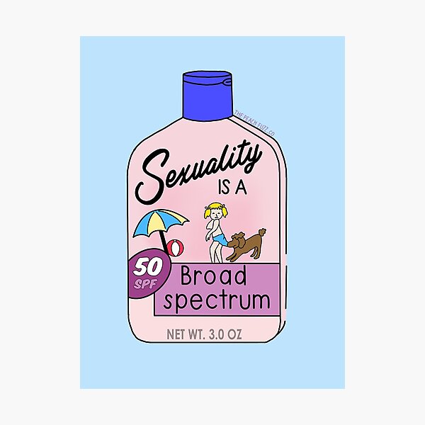 Sexuality Is A Broad Spectrum - The Peach Fuzz Photographic Print