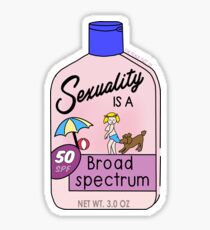 Sexuality Is A Broad Spectrum - The Peach Fuzz Sticker