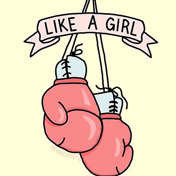 Artwork thumbnail, Punch out the Patriarchy - The Peach Fuzz by Elizabeth Hudy
