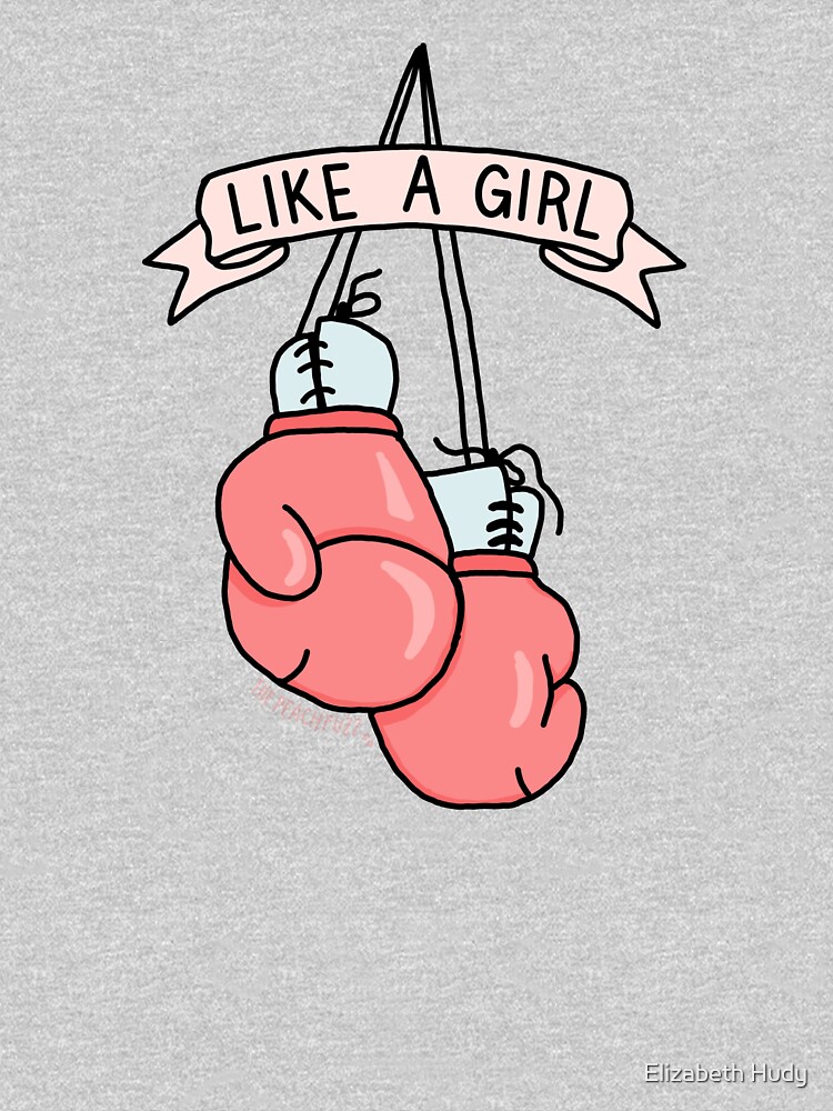 Thumbnail 7 of 7, Classic T-Shirt, Punch out the Patriarchy - The Peach Fuzz designed and sold by elizabethhudy.