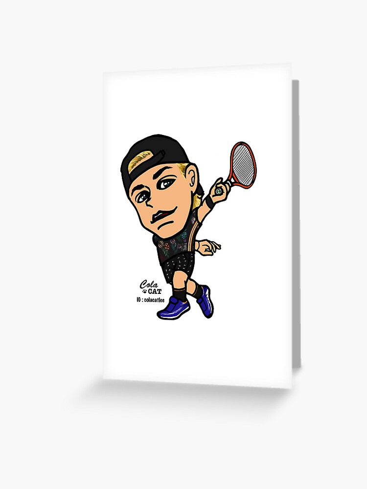 Denis Shapovalov Grusskarte Von Colacatlee Redbubble