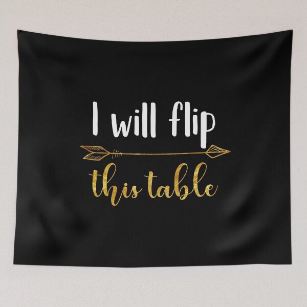 Item preview, NEW JERSEY FUNNY product - GIRLY I WILL FLIP THIS TABLE designed and sold by rdorsey8.