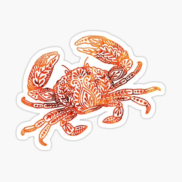 Crab Sticker