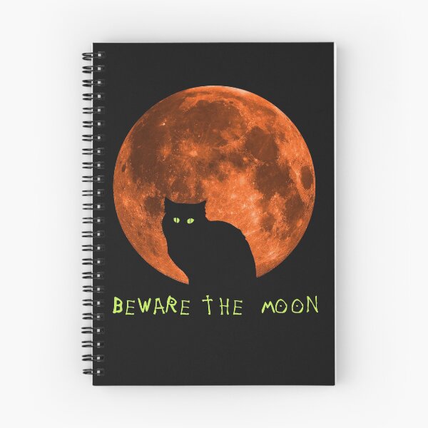 Item preview, Black Cat | Beware The Moon | Halloween designed and sold by Kittyworks.