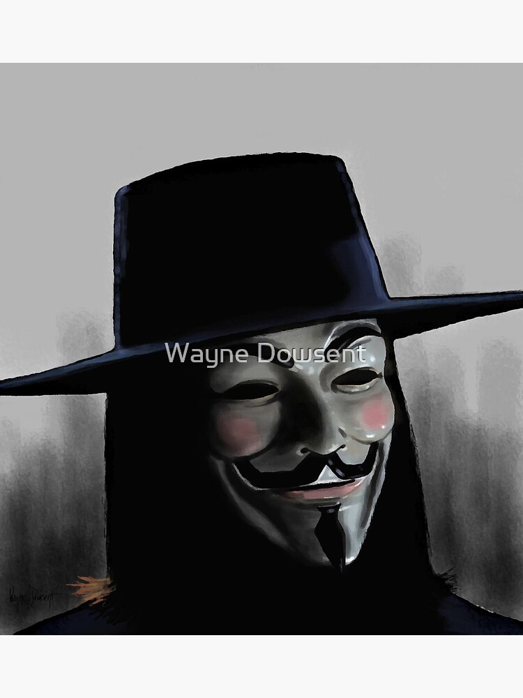 Hugo Weaving como V de Vendetta.