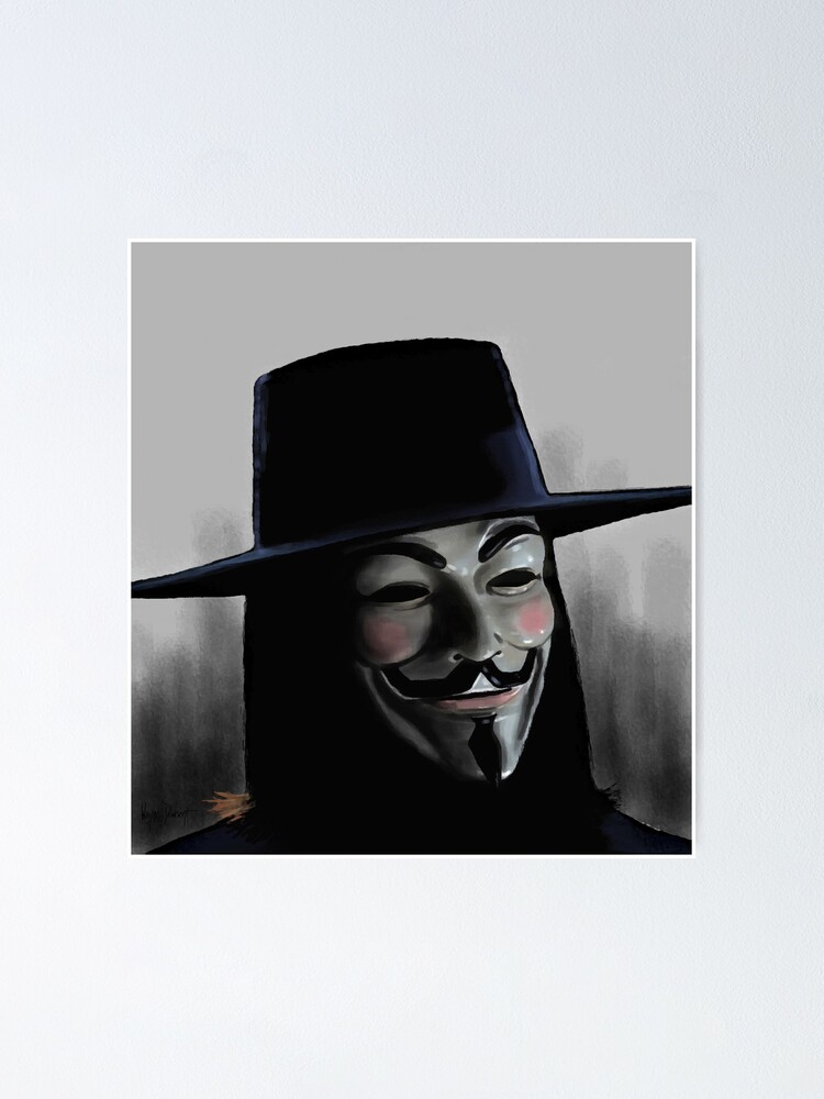 Hugo Weaving como V de Vendetta.