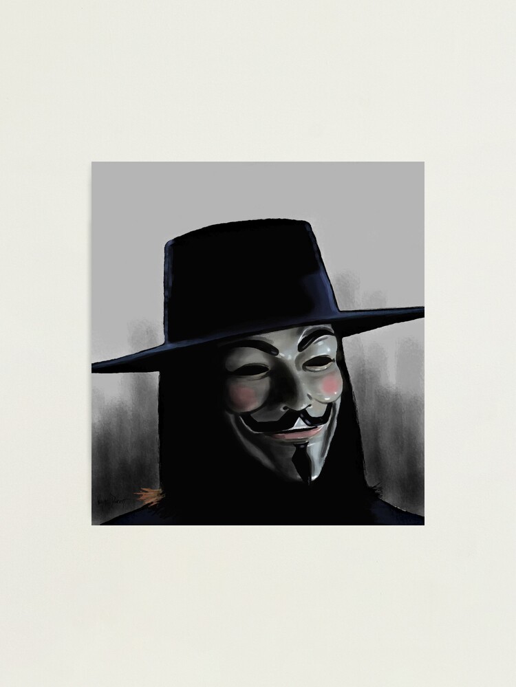 HUGO WEAVING V FOR VENDETTA Photographic Print for Sale by Wayne Dowsent