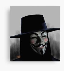 HUGO WEAVING V FOR VENDETTA Canvas Print