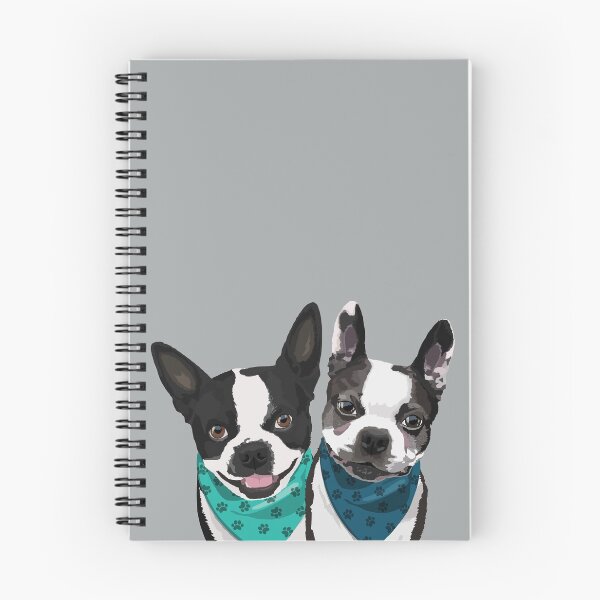 Item preview, Bella and Archie the Boston Terriers designed and sold by liz-des.
