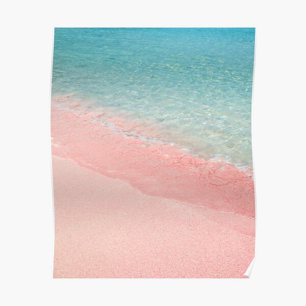 Pink Sand Beach Poster