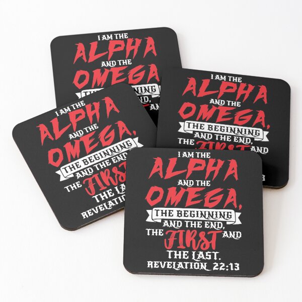 Item preview, Revelation 22:13 I Am The Alpha and The Omega designed and sold by plushism.