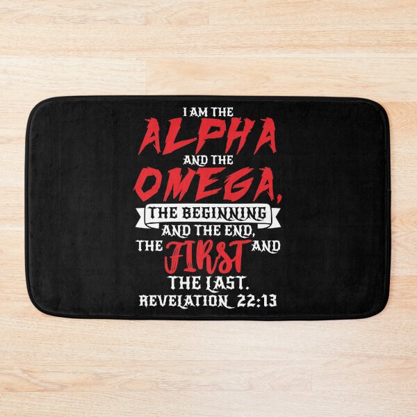 Item preview, Revelation 22:13 I Am The Alpha and The Omega designed and sold by plushism.