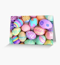 Painted Eggs Greeting Card