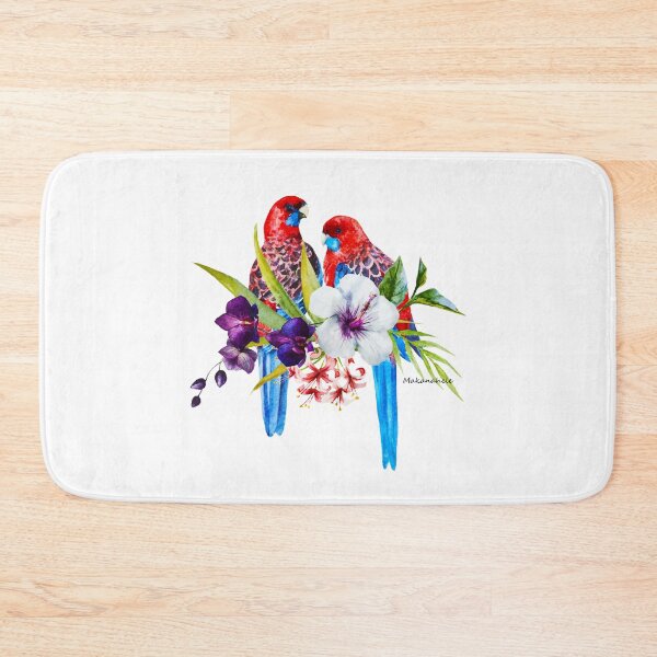 Item preview, Beautiful Watercolor Australian Rosellas designed and sold by Makanahele.