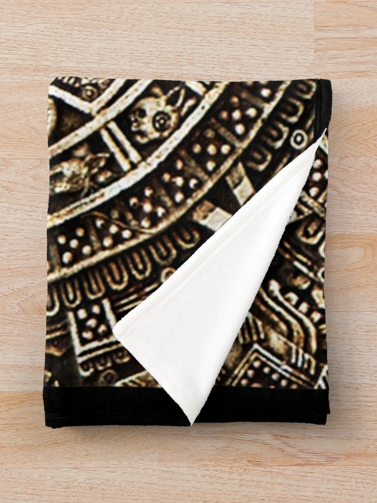 Thumbnail 3 of 6, Throw Blanket, Ancient Mayans Compus designed and sold by Coast Bandit.