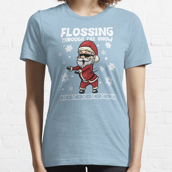 flossing christmas shirt