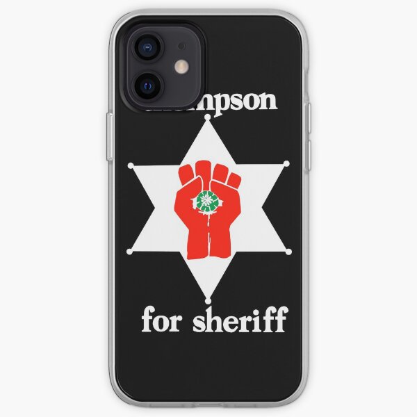 Thompson For Sheriff iPhone Soft Case