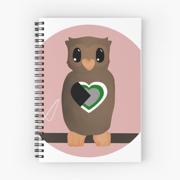 Item preview, Pride Owl - Demiromantic designed and sold by Mai-TAI.