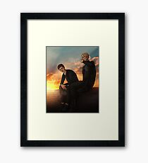 All for the game - Rooftops Framed Print