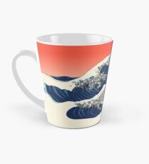 Taza cónica La gran ola de Pug