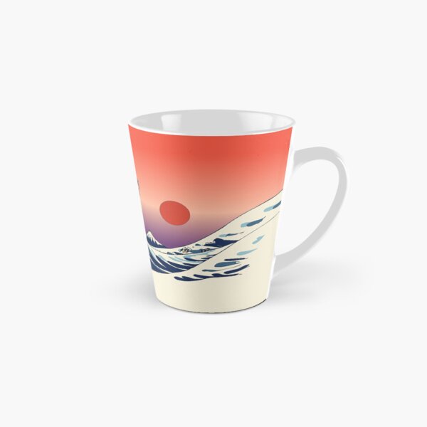 The Great Wave of Pug Tall Mug