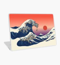 The Great Wave of Pug Laptop Skin