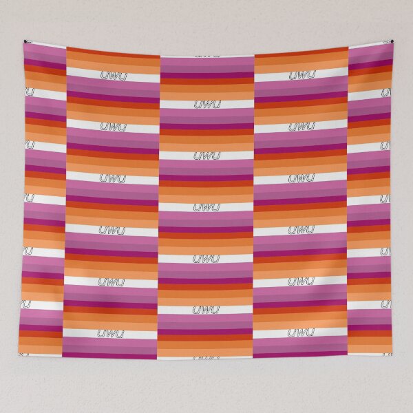 Item preview, Lesbian Pride - uwu Edition designed and sold by Mickey Kyan.