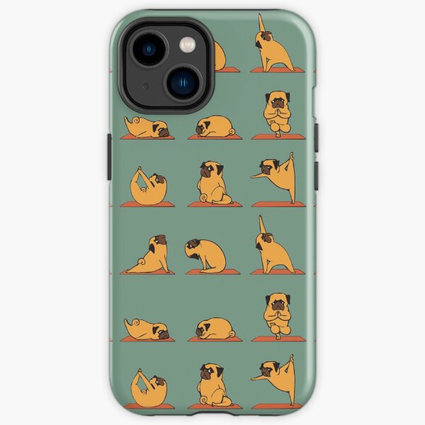 Pug Yoga iPhone Tough Case