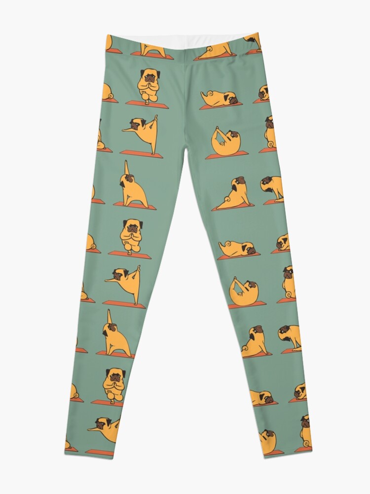 Alternate view of Pug Yoga Leggings