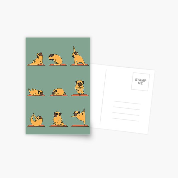 Item preview, Pug Yoga designed and sold by Huebucket.