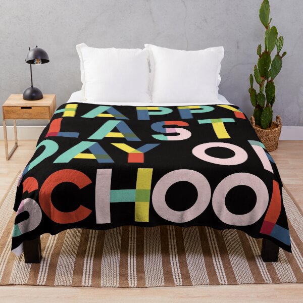 Item preview, Happy Last Day of School Colorful letters designed and sold by marosharaf.