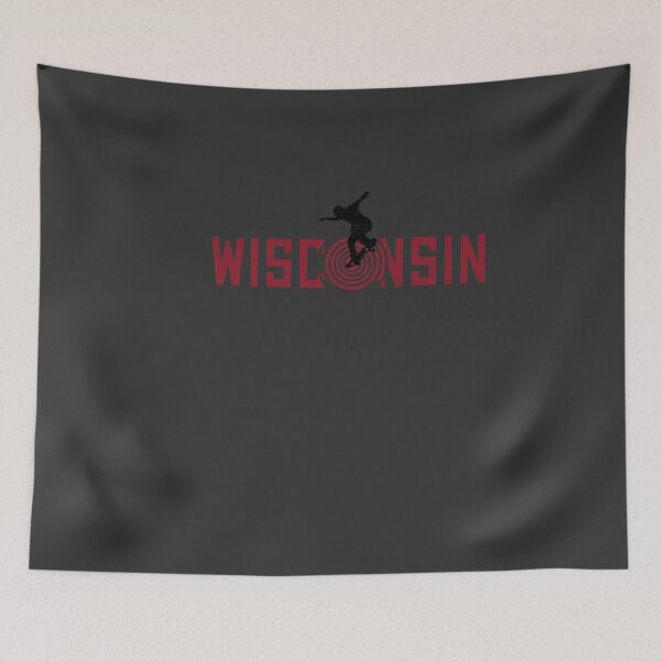 Item preview, Wisconsin Skater Typographic designed and sold by gstrehlow2011.