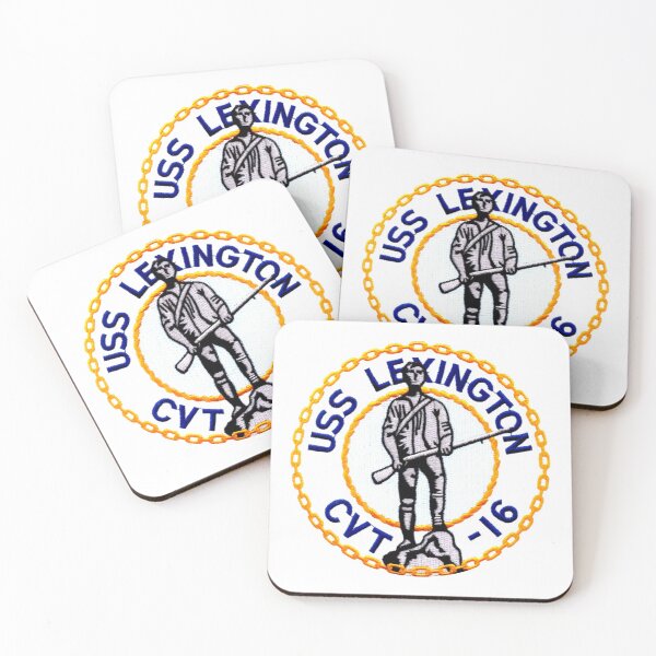 Item preview, USS Lexington CV-16 Minuteman Insignia designed and sold by Nikki SpaceStuffPlus.