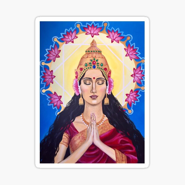 Goddess Lakshmi Sticker