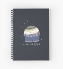 Asteroid Belt Spiral Notebook