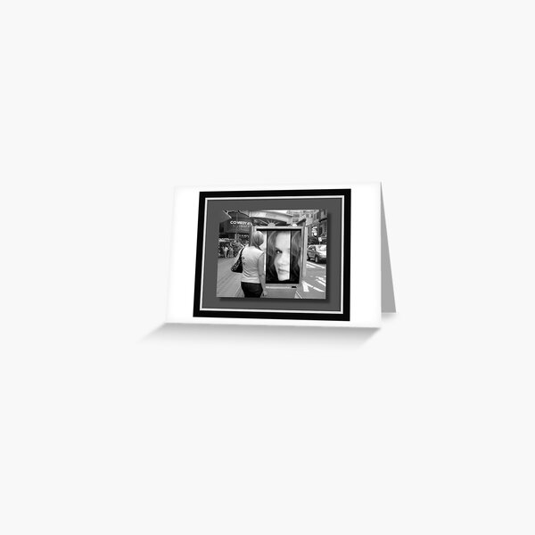 My face in New York...© Greeting Card
