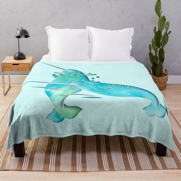 Item preview, Aqua Sea Narwhal designed and sold by ferinefire.