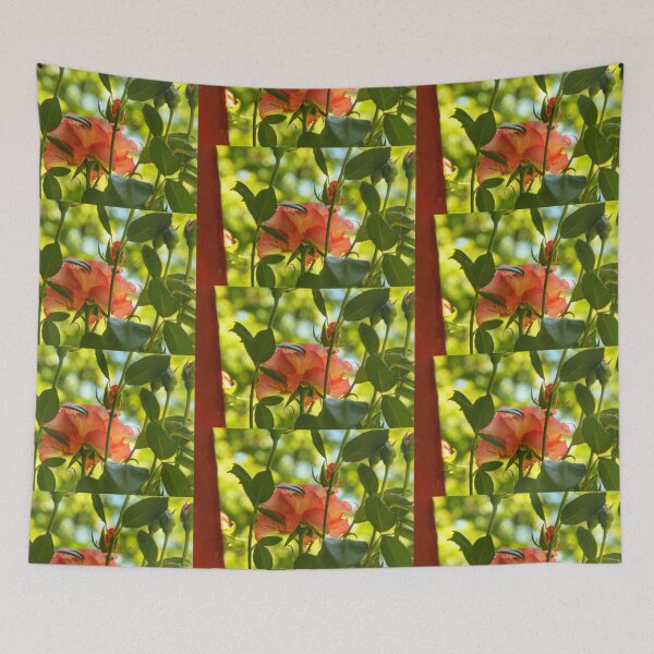 Item preview, Orange Roses and Green Leaves  designed and sold by LemonsandInk.