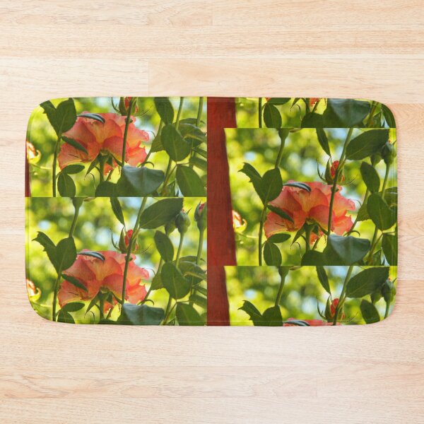 Item preview, Orange Roses and Green Leaves  designed and sold by LemonsandInk.